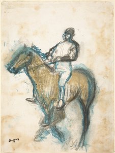 Jockey, c. 1898 de Edgar Degas