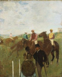 Jinetes en el hipódromo de Edgar Degas