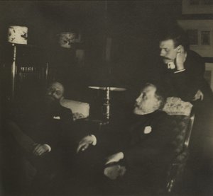 Jules Taschereau, Edgar Degas y Jacques-Emile Blanche, diciembre de 1895 de Edgar Degas