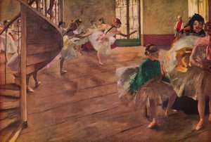 La repetición, 1877 de Edgar Degas