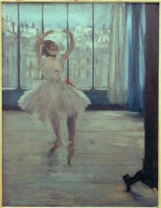 La bailarina en el fotógrafo de Edgar Degas