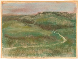 Paisaje de Edgar Degas