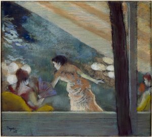 El café concierto en los embajadores de Edgar Degas