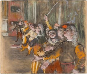 Les Choristes de Edgar Degas