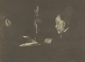 Louise Halévy leyendo a Degas de Edgar Degas