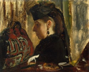 Mademoiselle Marie Dihau de Edgar Degas