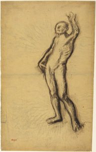 Männlicher Akt de Edgar Degas