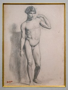 Hombre de pie de Edgar Degas