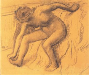 Después del baño de Edgar Degas
