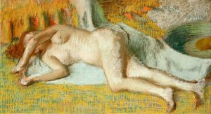 Después del baño de Edgar Degas