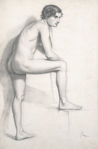 Estudio de desnudo, c.1858