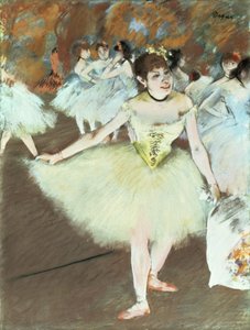 En el Escenario, 1879-81 de Edgar Degas
