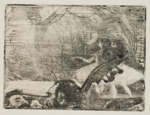 En escena I de Edgar Degas
