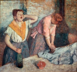 Las planchadoras de Edgar Degas