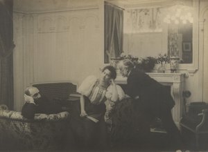 Paul Poujaud, Mme. Arthur Fontaine y Degas de Edgar Degas