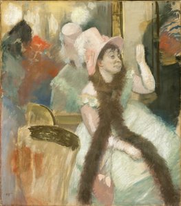 Retrato después de un baile de disfraces (Retrato de Madame Dietz-Monnin) de Edgar Degas