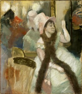 Retrato después de un Baile de Disfraces de Edgar Degas