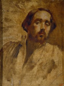 Retrato del artista con blusa de taller de Edgar Degas