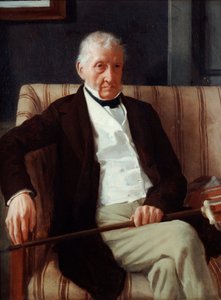 Retrato de Hilaire de Gas, abuelo del artista, 1857 de Edgar Degas
