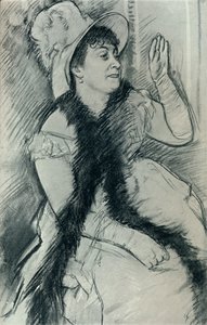 Retrato de Madame X, siglo XIX de Edgar Degas