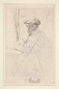Retrato del grabador Joseph Tourny de Edgar Degas