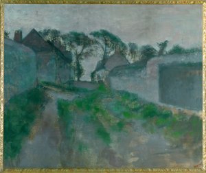 Calle del pueblo Saint Valery-sur-Somme de Edgar Degas