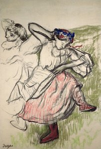 Bailarines rusos, c.1899 de Edgar Degas