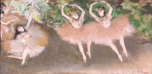 Escena de ballet de Edgar Degas