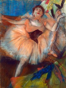 Bailarina sentada, 1879-1880