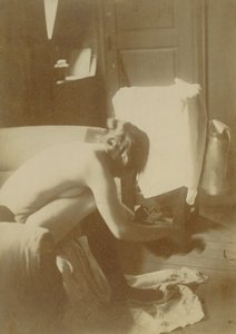 [Desnudo sentado] de Edgar Degas