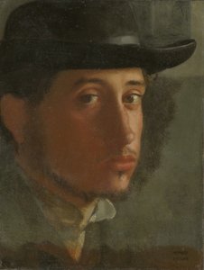 Autorretrato, 1857 de Edgar Degas