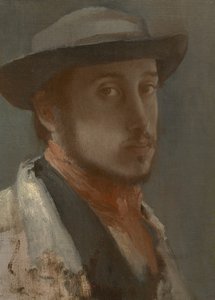 Autorretrato, c.1857-58 de Edgar Degas