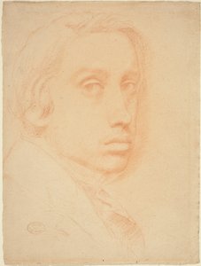 Autorretrato, c. 1855 de Edgar Degas