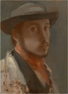 Autorretrato, c. 1858 de Edgar Degas