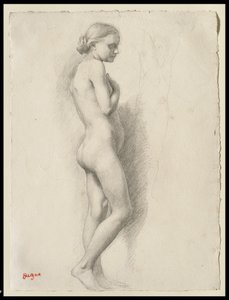 Desnudo de pie, c.1860-65