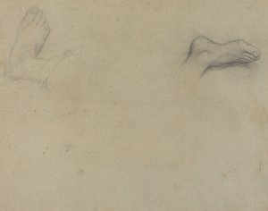 Estudios de pies (verso)