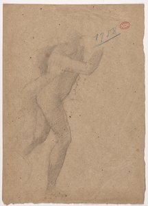 Estudio después de un grabado de Marcantonio Raimondi después de Rafael, 