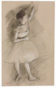 Estudio de una Bailarina de Edgar Degas