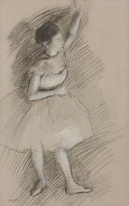 Estudio de una bailarina; Etude de Danseuse, 1873-1874 de Edgar Degas
