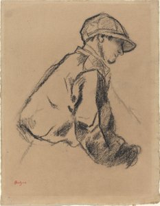 Estudio de un Jockey, c.1884