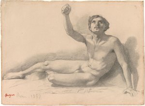 Estudio de un desnudo masculino