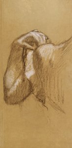 Estudio de un brazo, c.1895-90 de Edgar Degas