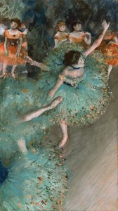 Bailarina oscilante en verde, 1877-1878