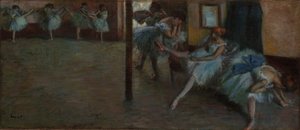 el ensayo de ballet de Edgar Degas
