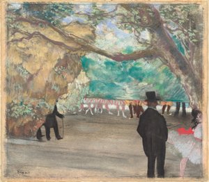 La cortina de Edgar Degas