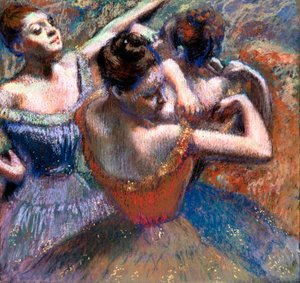 Los bailarines, 1899 de Edgar Degas