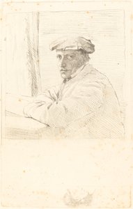 El grabador Joseph Tourny, 1857 de Edgar Degas