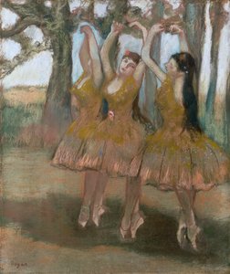 La Danza Griega, c.1881 de Edgar Degas