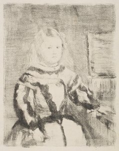 La Infanta Margarita, después de Velázquez de Edgar Degas