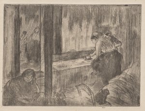 Las lavanderas de Edgar Degas